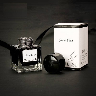 Rcin-001 High Quality Promotional Colorful Calligraphy Ink Glass Bottle 30ml Refill Fountain Pen Ink